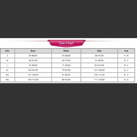 ❤️ 2 for $20 SALE❤️ Deep V Swimsuit with push up caps - Picture 7 of 9